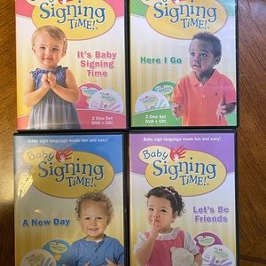 Baby Signing Time DVD set sign language